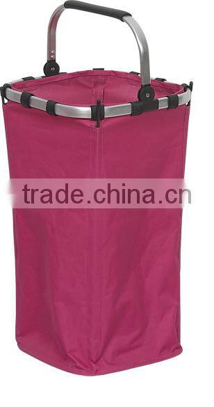 China Zhejiang Folding Aluminum Frame laundry Hamper washing clothes basket