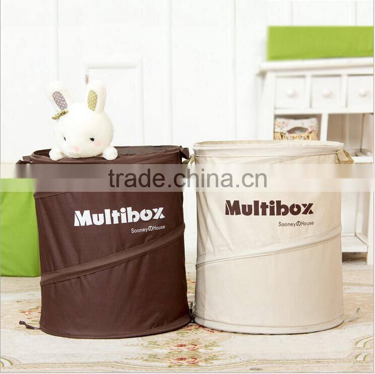 Oxford washable folding pop up laundry hamper foldable laundry basket dirty cloth storage basket good quality