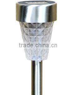 12pk Stainless Steel Solar Garden Lawn LED Path Light 75mm