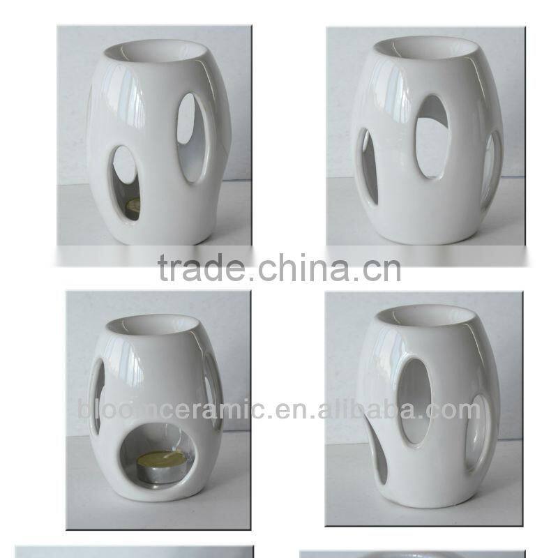 Ceramic aroma oil burner for wholesale