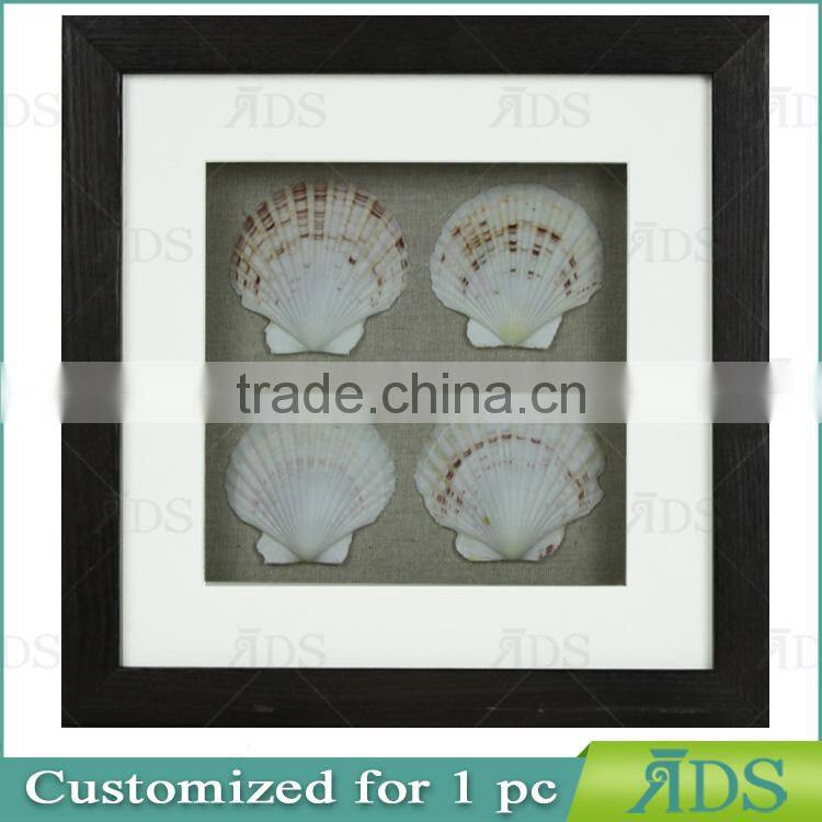 Modern Art Home Decoration Art Unique Seashell Shadow Boxes
