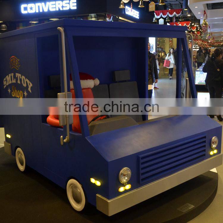 FRP display car model sculpture