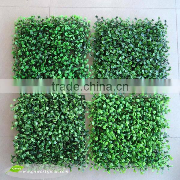 GNW BOX099 China Home Decor Wholesale Green Color Garden Landscaping Plastic Plants Artificial Boxwood Mat