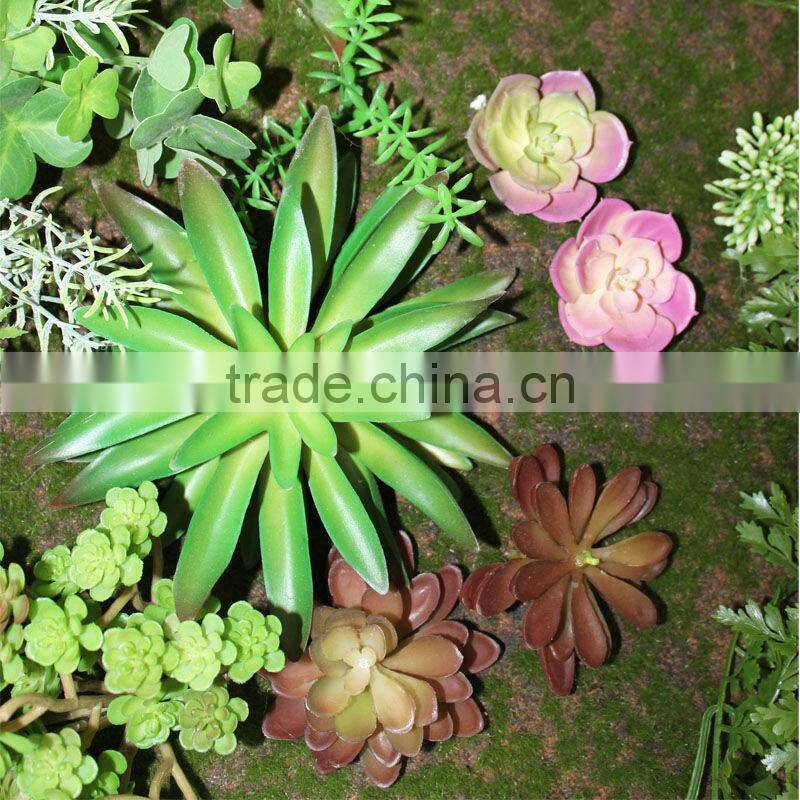 GNW GLW077 Artificial Green Plastic Plants Fake Vertical Garden Living Wall indoor landscaping