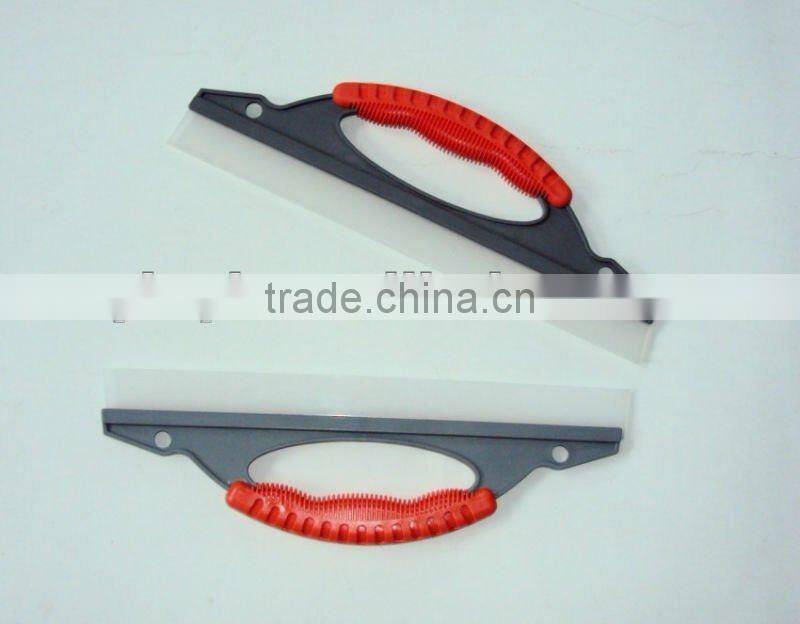 plastic silicon car glass wiper window cleaning squeegee (RSCW-10)