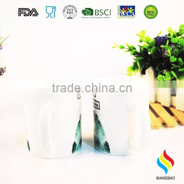 Ceramic sublimation mug with customer printing