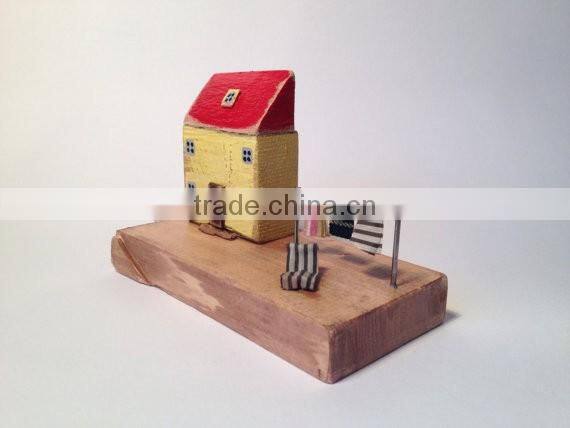 Little wooden house, Driftwood house, gift