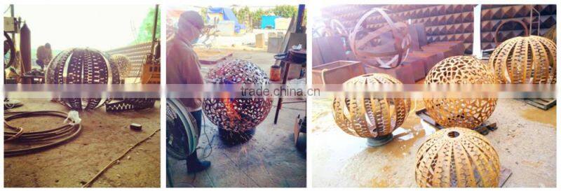 Handmade art corten steel excellent art sculpture