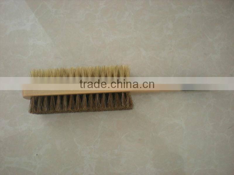 Doulbe side wooden shoe brush