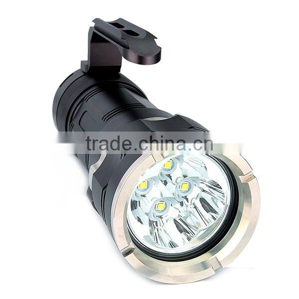 UniqueFire 4000 LM USB cable professional Cree diving flashlight