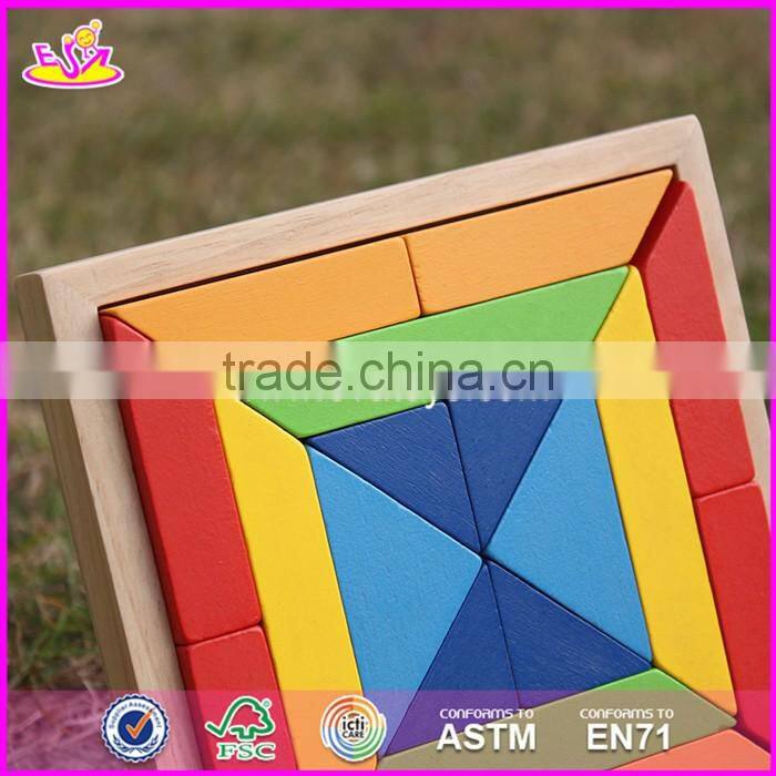 2017 New products 18 pieces educational toys children wooden play blocks W13A129