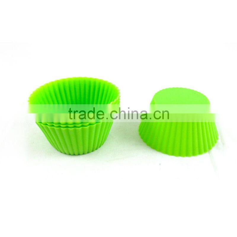 Pass test FDA Food safe grade 3D silicone cupcake mold