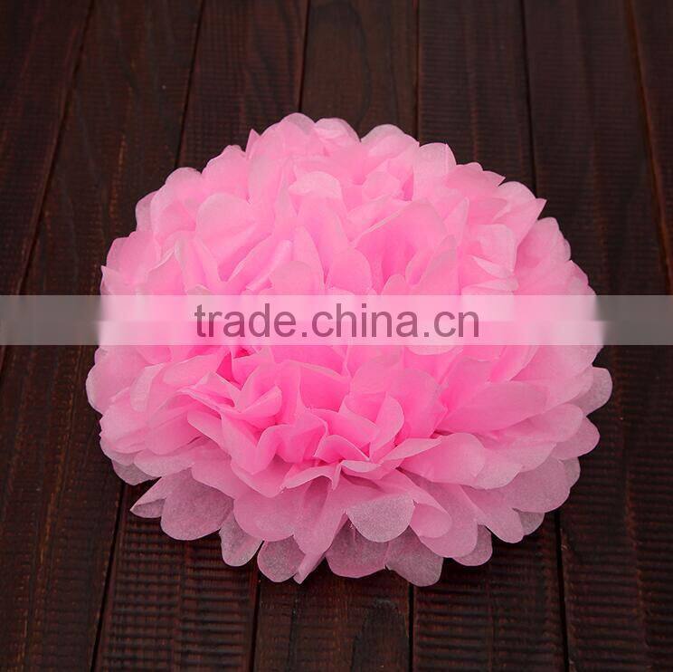 8inch Decorative paper flower ball artificial flower ball for wedding decor