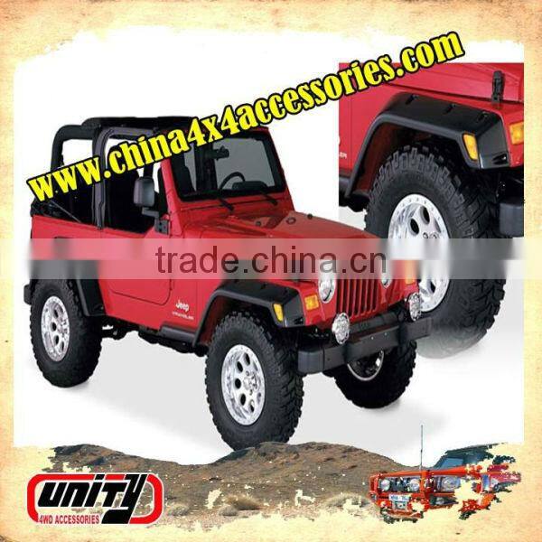 Wheel arch flares for wrangler