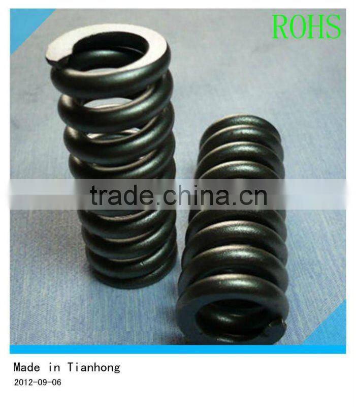 Heavy duty compression springs with large wire diameter