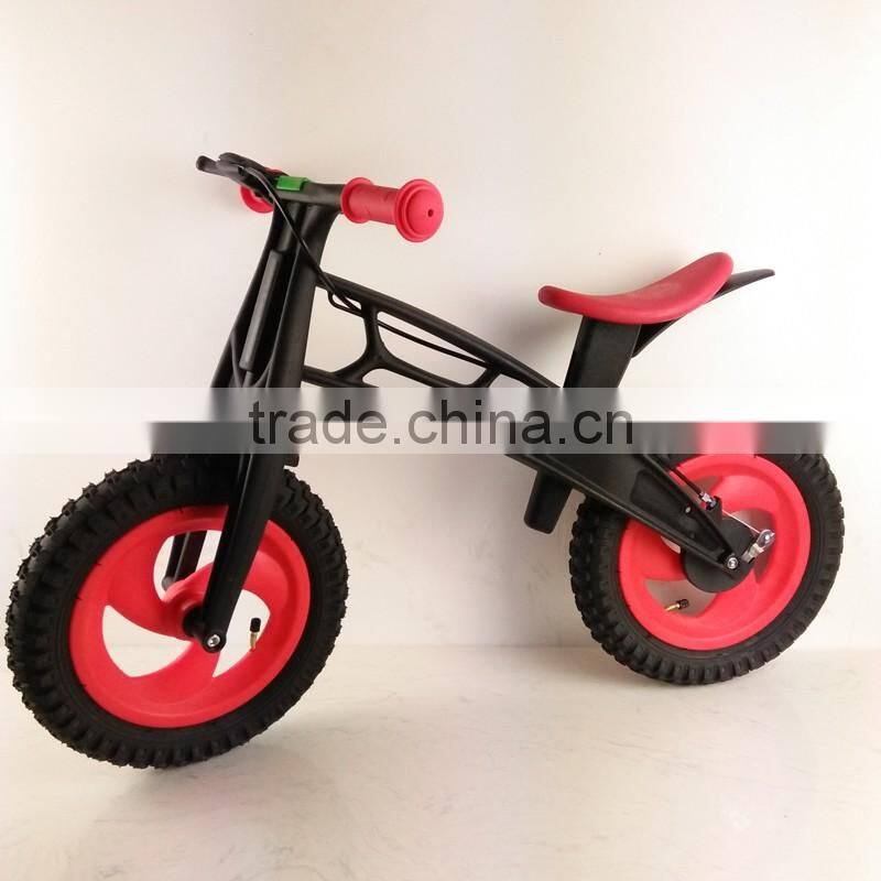 12'' New design high-tech extreme light children balance plastic bicycle