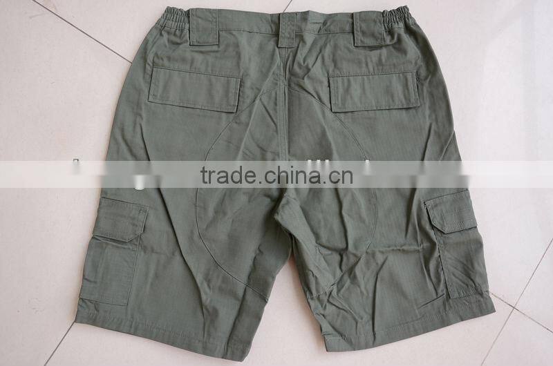 Men's summer navy blue leisure short cargo pants