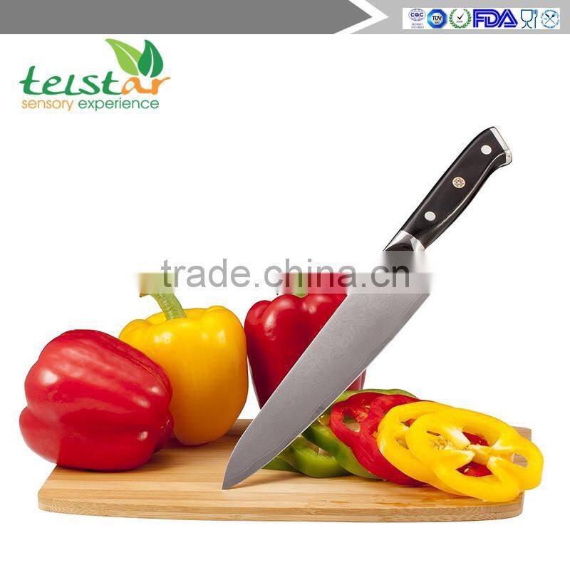Japanese Damascus 8" Chef's Knife VG10 Razor Sharp 67 Layers High Carbon Steel with Triple Riveted Handle
