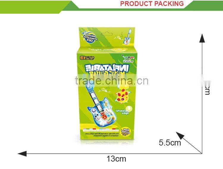 Wholesale Child Musical Instruments Toy Inflatable Guitar