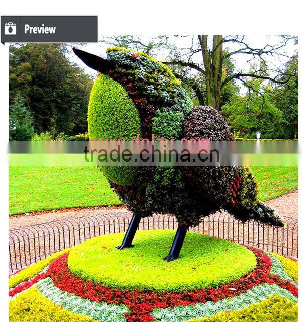 Wholesale new product milan grass topiary animal for garden decoration