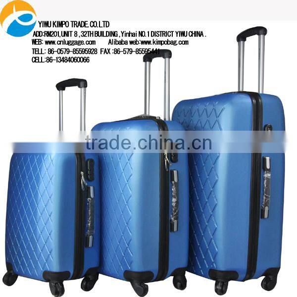 Latest abs luggage trolley designs luggage