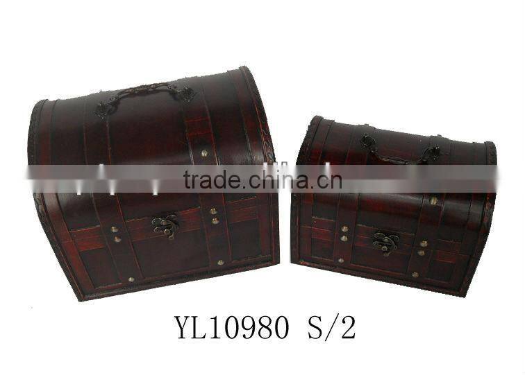 Antique Wood Storage Box YL9626