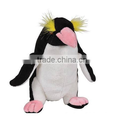 ICTI OEM pouplar cute children baby talking penguin plush penguin toy