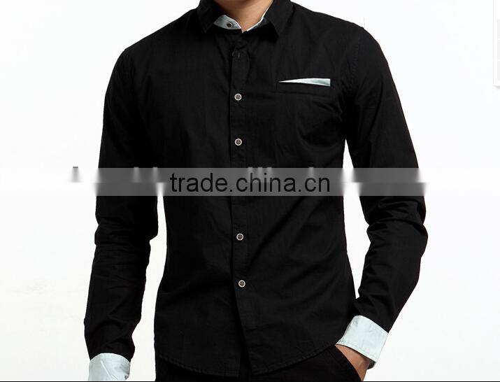 High quality mens long sleeve dri fit linen shirts