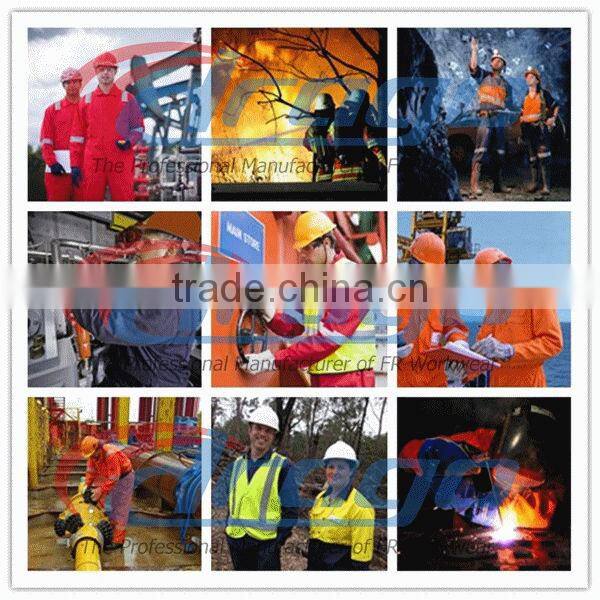 100% cotton high visibility clothing fabric for protective clothing