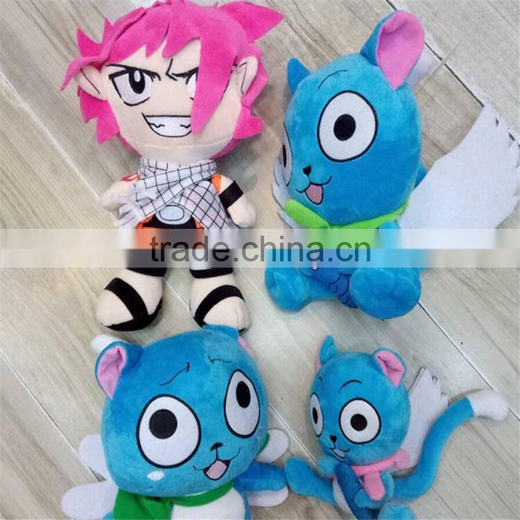 wholesale Christmas gifts pvc figures sets plush fairy tail toy for kids