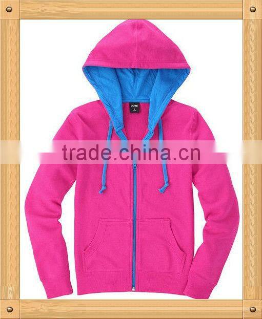 100 cotton fleece full zip hoodie jacket bulk whoelsale