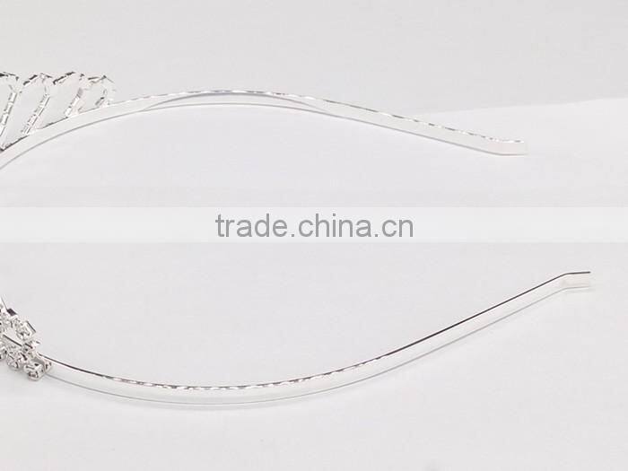 2017 New Crown Crystal Gold Bridal Wedding Hair Comb Accessories Headdress