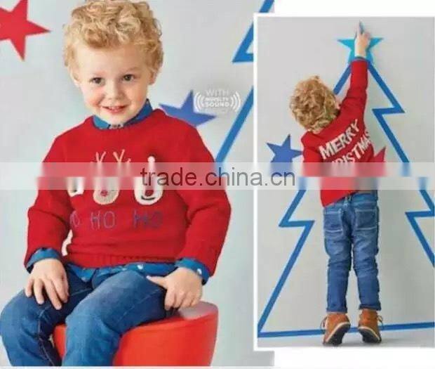 Christmas stylish jumper for little kids custom cashmere sweaters