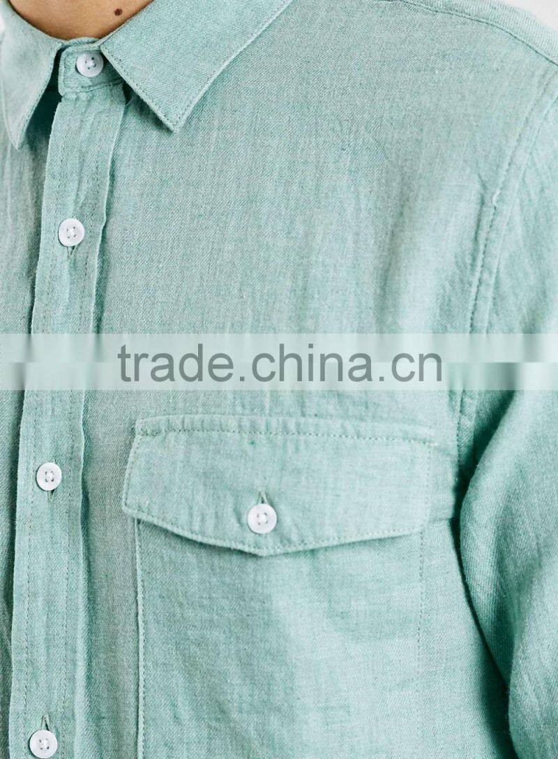 2016 latest dress designs mens hemp dress linen shirts