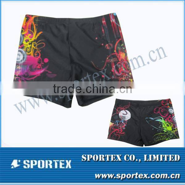 KLT-1322 custom mens swim trunk with colorful pattern in mens swimwear mens beach shorts