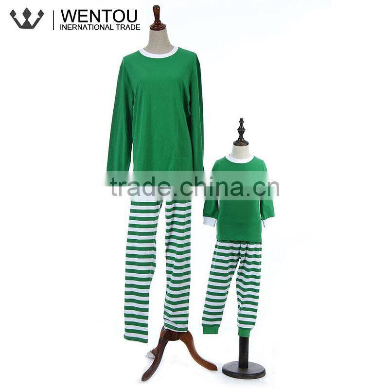Wholesale Personalized Christmas Striped Pajamas