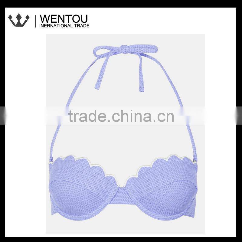 New Arrival Personalized Scalloped Bathing Suits