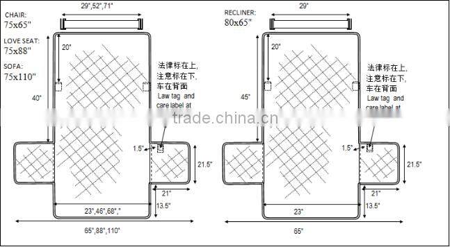 Sales promotion Low MOQ Regular design,quality service certificated good comments,Top quality large stocked plain sofa cover
