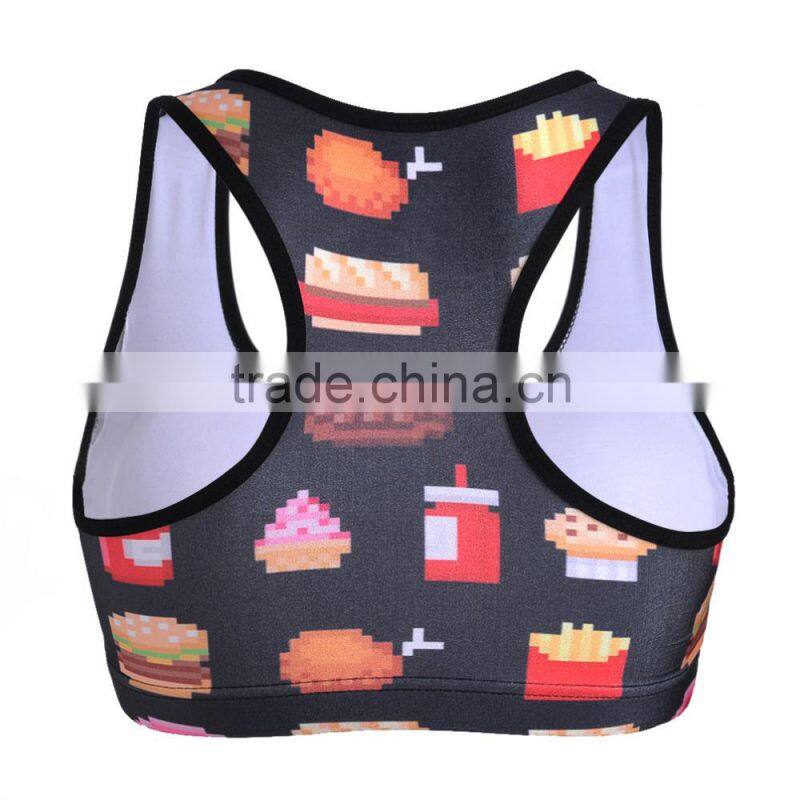 2015 Oeko Comfortable Quick Dry Breathable for women fitness wear Lady's Sports Bra S131-65