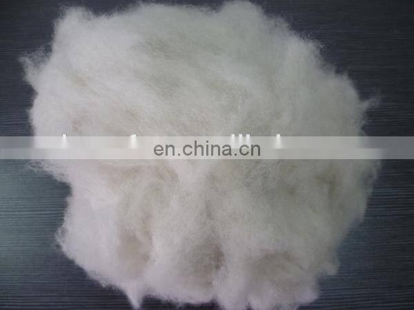 dehaired and carded chinese sheep wool 21.5mic/32-34mm