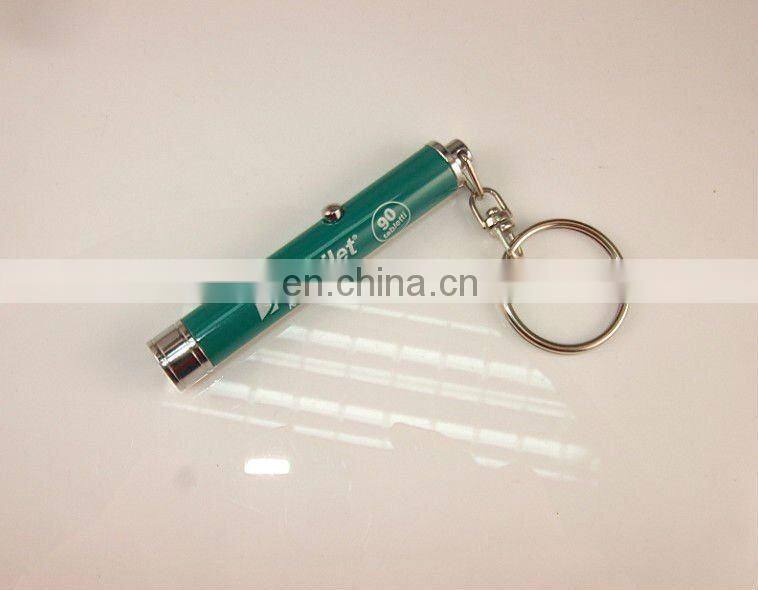 mini cheap UV bill note dector keyring torch light