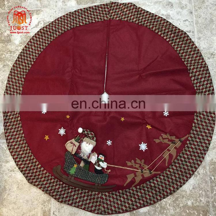 Custom Size Cheap Santa Christmas Tree Skirt Sale