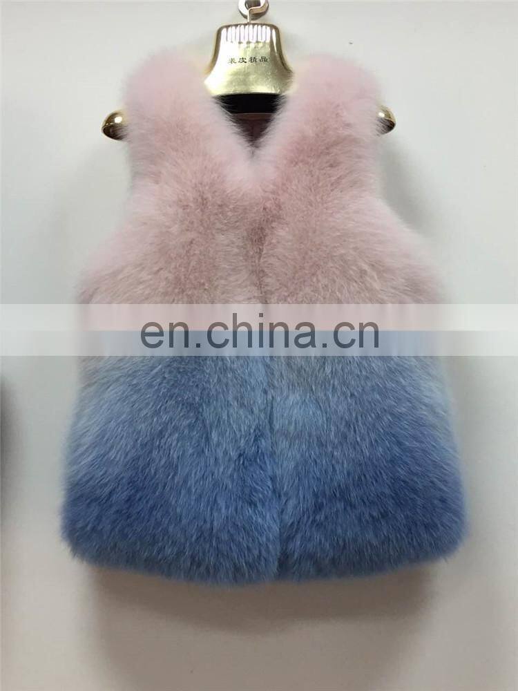 2016 Winter Top Sell Women's Gilet Fashion Luxurious Real Fur Vest