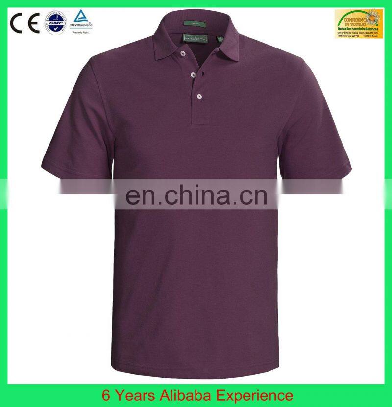 2015 New Mens Short Sleeve Pique Collar Polo Shirt/Polo T-Shirt 100% Cotton(6 Years Alibaba Service)