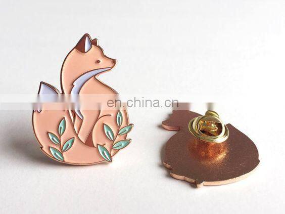 make your own design custom cool cartoon animal enamel pin badges