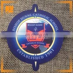 sublimation flock football shirt soccer patches flocking badge