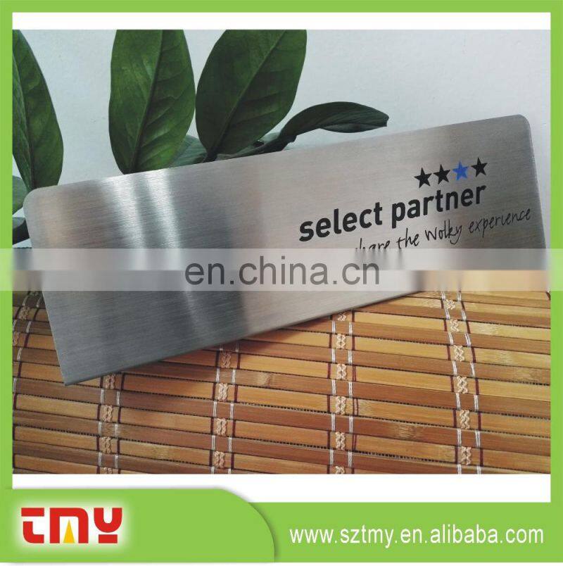 No smoking metal display stand for hotel