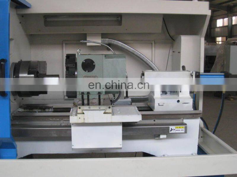 Large spindle hole 70mm multi purpose cnc lathe machining CK6140T