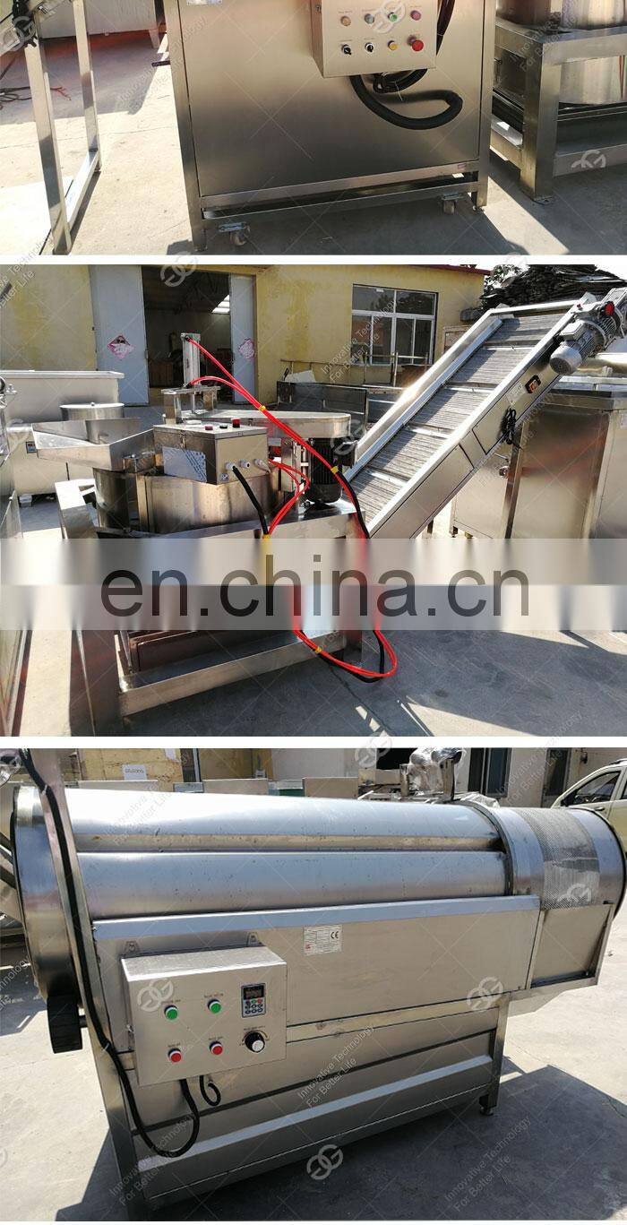 Cassava Crisps Frying Sweet Potato Chips Making Machine
