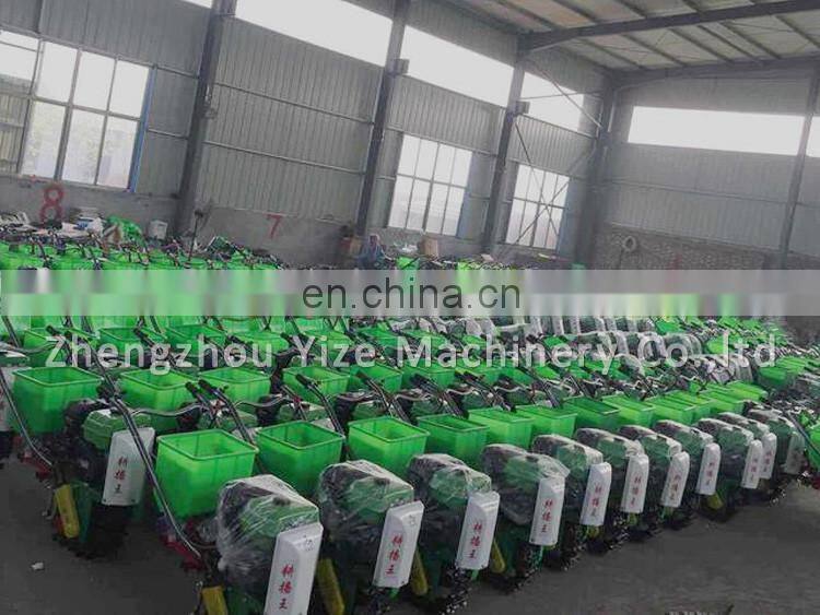 Track-mounted mini walking cultivator rotavator seeder Plough corn seeder drill sowing machine